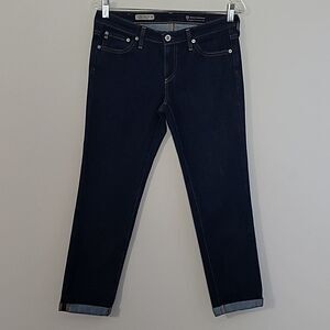 Adriano Goldschmied the Stilt Roll-Up cigarette crop jean Sz 28 Dark Wash